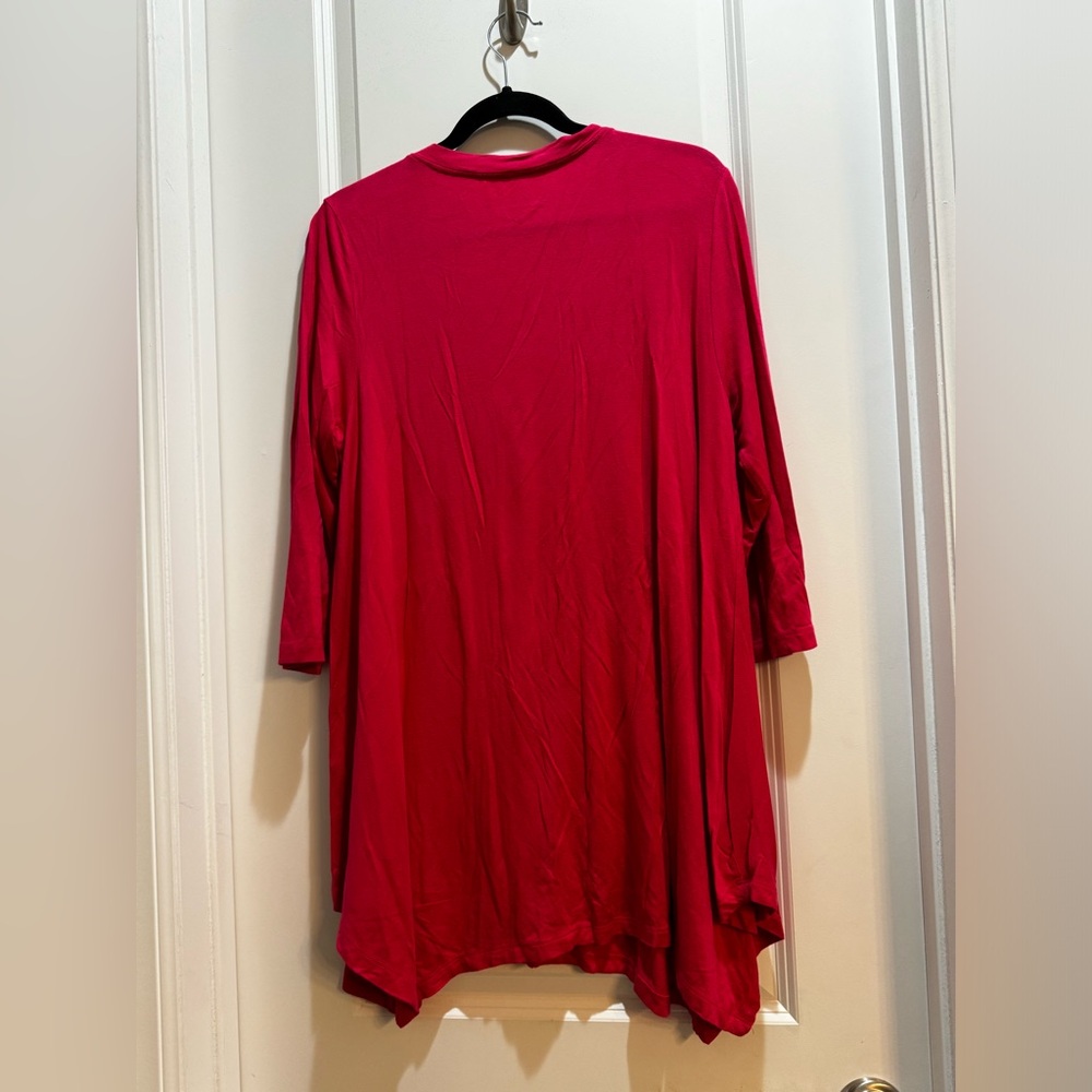 Soft Surroundings Light Weight Buttoned Asymmetri… - image 7